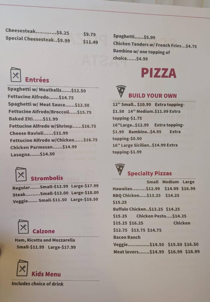 Schultz pizza & pasta